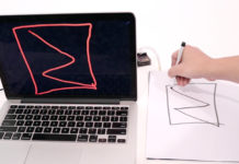 A new technique for making paper touch sensitive inexpensively