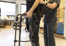 Bionic suit helps paralyzed patients stand and walk again