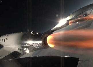First powered test flight of Virgin Galactic’s SpaceShipTwo