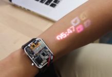 Using your arm as a smartwatch touchscreen