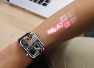 Using your arm as a smartwatch touchscreen