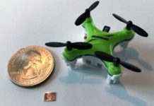 A new computer chip helps miniature drones navigate in flight