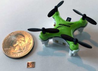 A new computer chip helps miniature drones navigate in flight