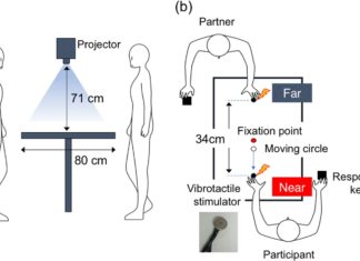 A new study reveals people respond to stimuli in another person’s peripersonal space as they could their own