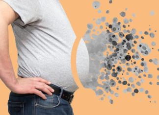 Carbon dioxide reduces belly fat