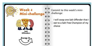 Children can learn ways to significantly reduce salt usage
