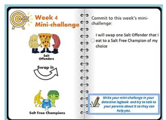 Children can learn ways to significantly reduce salt usage
