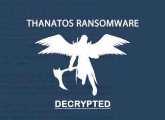 Free Thanatos Ransomware Decryption Tool Released