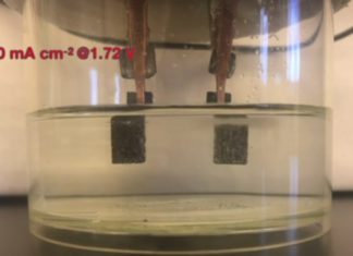 New hybrid catalyst capable of splitting water to produce hydrogen