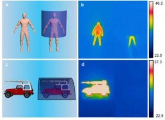 Stealth material hides hot objects from infrared eyes