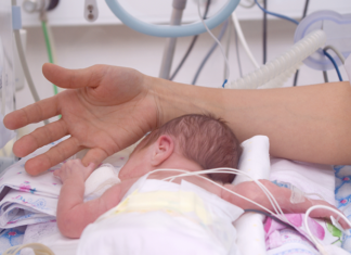 Pregnant women who develop high blood pressure, or have small babies, may have hearts that pump less blood with each beat