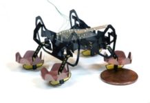 The next generation of Harvard’s Ambulatory Microrobot (HAMR) can walk on land, swim on the surface of water, and walk underwater, opening up new environments for this little bot to explore.