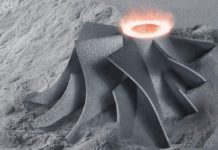 Argonne researchers and their collaborators were able to observe the detailed dynamics of powder spattering during the 3-D printing process