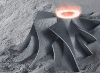 Argonne researchers and their collaborators were able to observe the detailed dynamics of powder spattering during the 3-D printing process