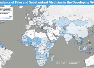 A new study from the University of North Carolina at Chapel Hill found that substandard and falsified medicines, including medicines to treat malaria, are a serious problem in much of the world