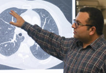 Engineers at the center have taught a computer how to detect tiny specks of lung cancer in CT scans