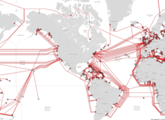 Internet traffic passes through a few dominant countries !