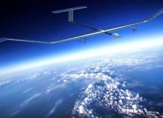 Zephyr S drone that competes with the satellite