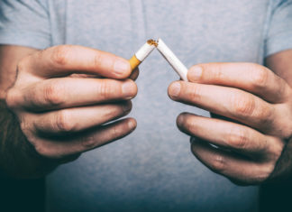 People who gain weight after they quit smoking may face a temporary increase in the risk of developing type 2 diabetes