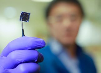 A solar cell developed by UCLA Engineering researchers converts 22.4 percent of incoming energy from the sun, a record for this type of cell