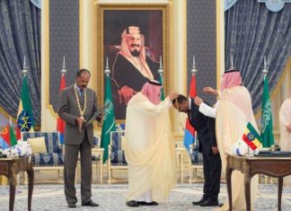 Eritrea and Ethiopia sign peace agreement in Saudi Arabia overseen by King Salman