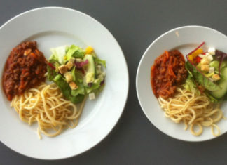 Shrinking your plate size don’t work to help Diet