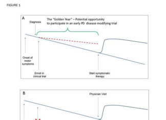 The time between diagnosis and the institution of symptomatic treatment is critical in the effort to find a cure for Parkinson’s Disease (PD)