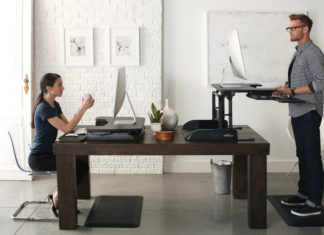 Sit-stand workstations reduce daily sitting time and appear to have a positive impact on job performance and psychological health