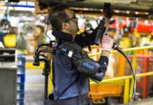 FORD has officially rolled out a wearable exoskeleton that helps assembly line