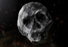 Asteroid TB145 – shaped like a grinning skull – is set to pass by Earth on Nov. 11