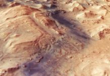 ESA’s Mars Express has imaged an intriguing part of the Red Planet’s surface