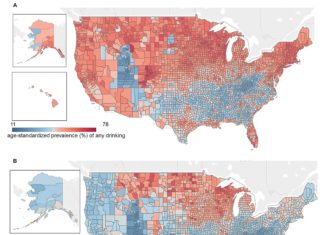 People living in colder regions with less sunlight drink more alcohol than their warm-weather counterparts