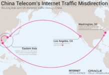 Oracle’s Internet Intelligence division has confirmed : China “hijacking the vital internet backbone of western countries”