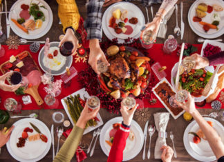 Simple tips to curb excess eating and drinking can prevent people from piling on the pounds at Christmas