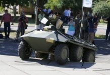 Armed UGVs for a Future Robot War : Ukraine response to the hybrid warfare with the Russian Republic