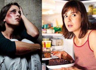 Who are abused are more likely to develop harmful behaviors such as smoking or binge eating