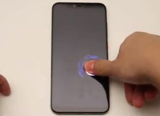 Xiaomi : new in-display fingerprint scanning