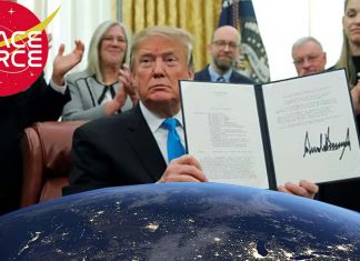President Donald Trump signed Space Policy Directive-4 (SPD-4) to establish the Space Force as the sixth branch of the United States military