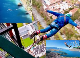 Immediately before a person decides to launch themselves off a bridge for a bungee jump, there is a measurable increase in their brain activity