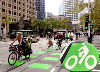 Bicycling seems inherently dangerous on its own but the cycling lanes make it safe for everyone