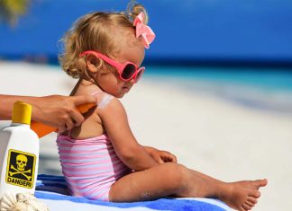 Chemicals in sunscreens are absorbed into the human body at levels high enough to raise concerns about potentially toxic effects
