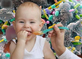 Researchers have found a possible link between the gut microbiome in infants and development of allergies