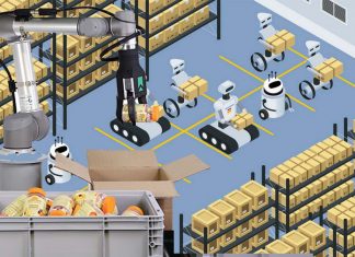 Boxes packaging : Robot + AI provide less expensive and more efficient service
