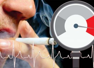 Habitual smoking damages blood pressure autocorrect system, developing hypertension