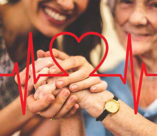 The mutual caregiving lower blood pressure and heart rate