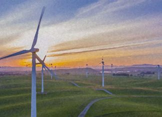 Wind energy : The swept area of the rotor of a standard turbine is now twice the size of a football field