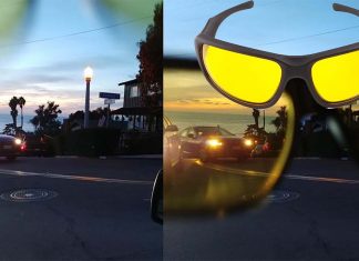 Yellow lenses do not help night drivers