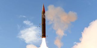 Israeli exo-atmospheric ballistic missile interceptor Arrow-3 successfully intercepts medium-range target missile over the Pacific Ocean