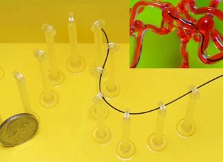 A newly designed thread-like robot can deliver clot reducing therapies in response to stroke or other brain blockages