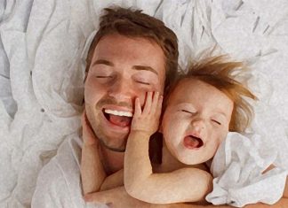 Why are fathers happier and less stressed than mothers?